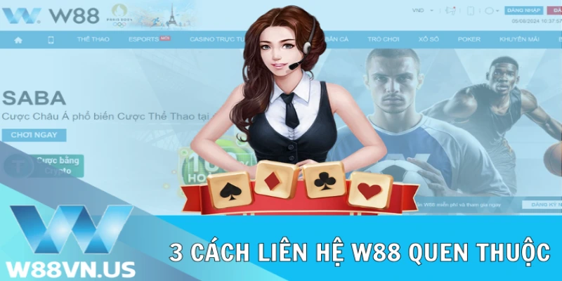 3 cách liên hệ W88 quen thuộc