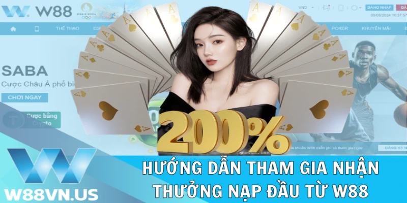 Cách tham gia nhận thưởng 200% giá trị nạp đầu